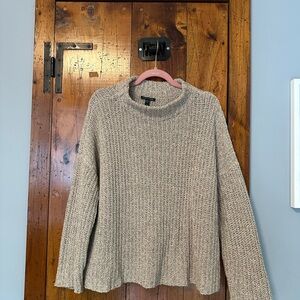 Eileen Fisher cotton fishermans sweater.